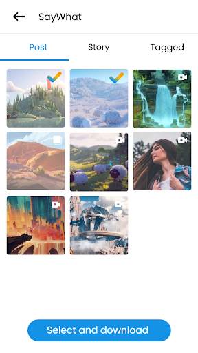 Downloader for Instagram screenshot 3