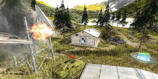 War Tank Hero :Military Battle Iron Tanks(Lite). screenshot 1