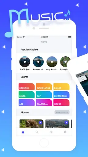Music player for Android 2 تصوير الشاشة