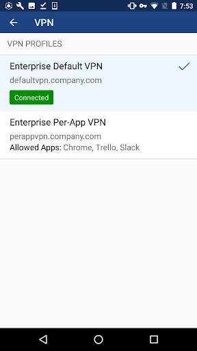 MaaS360 VPN screenshot 2
