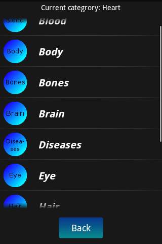 Human Body Facts 2 تصوير الشاشة