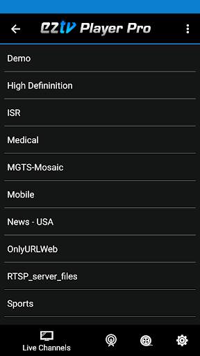 EZ TV Player скриншот 1