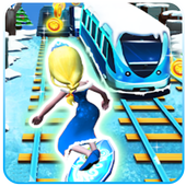 New Subway Frozen ; ice Princess serf Rush subway icon