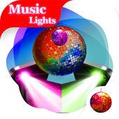 Disco Lights With Music - Color Flashlight icon