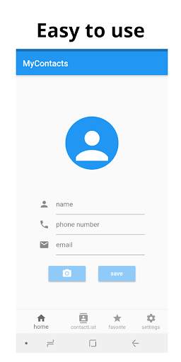 MyContacts - Contact Manager screenshot 1