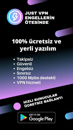 Just VPN - Ücretsiz hızlı VPN erişim dns ve proxy screenshot 4