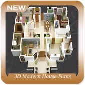 3D Modern House Plans icon