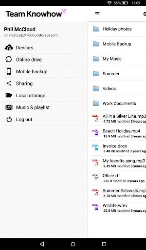 Team Knowhow Cloud Backup 7 تصوير الشاشة