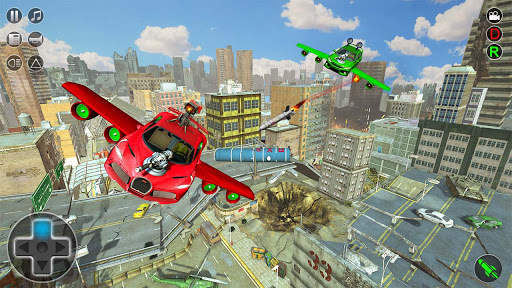 Flying Car Rescue Game 3D: Flying Simulator screenshot 1