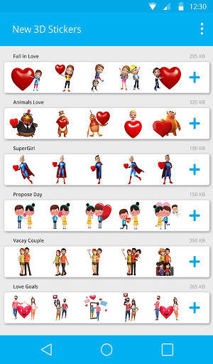 3D Romantic Stickers for whatsapp: WAStickerApps screenshot 7