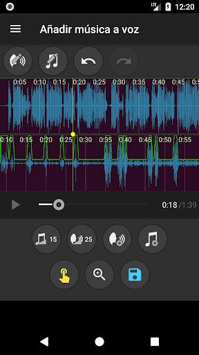 Añadir música a voz screenshot 5