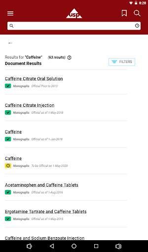 USP-NF Mobile screenshot 7