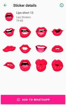Lips Stickers screenshot 7