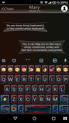 Fire Ice Emoji Keyboard live Wallpaper screenshot 1