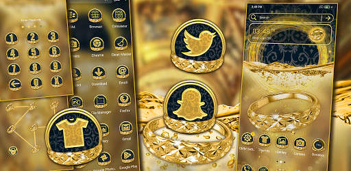 Golden Ring Launcher Theme screenshot 6
