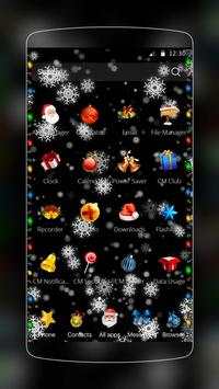 Christmas Snow Flakes Theme screenshot 2