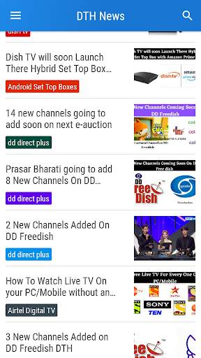 DD Freedish DTH News screenshot 2