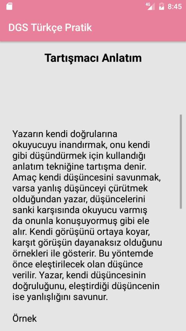 DGS Türkçe Pratik screenshot 5