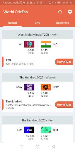 CricFan - Cricket Live Scores screenshot 3