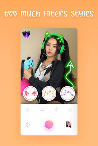 Crown Heart Emoji Camera - Hea screenshot 4