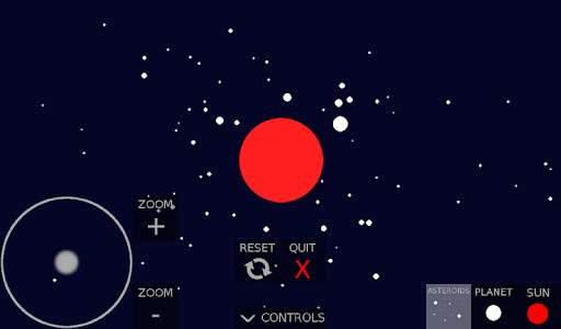Gravity Simulator screenshot 2