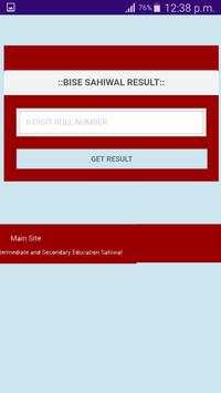 BISE Sahiwal Matric Result 2018 screenshot 4