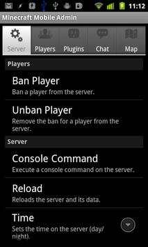 Mobile Admin for Minecraft screenshot 1