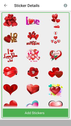 New Love Stickers - WAStickerApps screenshot 3