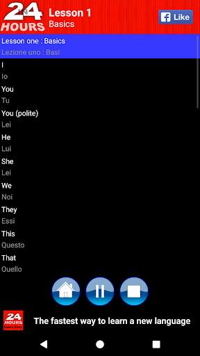In 24 Hours Learn Italian screenshot 2