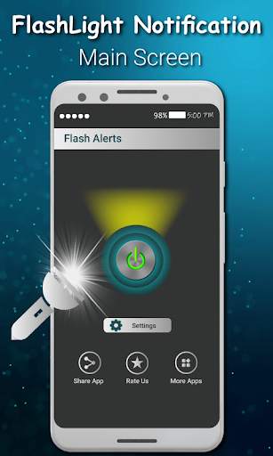 Flash on Call and Sms:Flash Alert all Notification screenshot 4