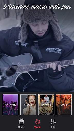 Valentine video maker with music, Love video maker screenshot 3