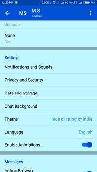 hide chatting calling and video call aap screenshot 4