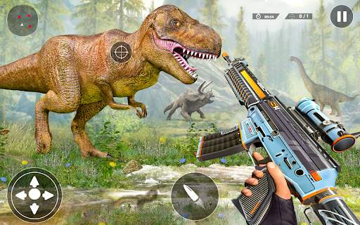 เกมล่าสัตว์ล่าไดโนเสาร์จริงปะทะนักล่าสัตว์ Hunter screenshot 3