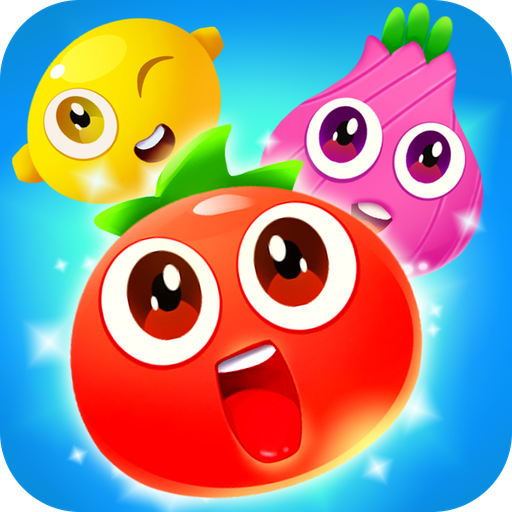Fruits and vegetables puzzle icon