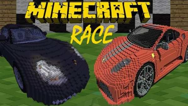 Minecraft Car Racing screenshot 1