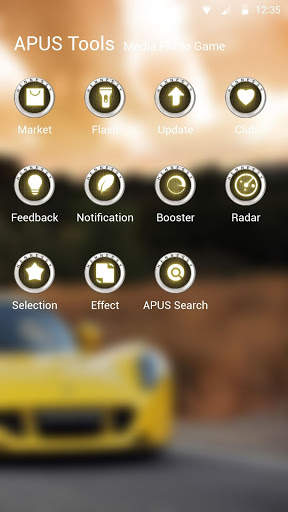 At full speed theme for APUS 3 تصوير الشاشة