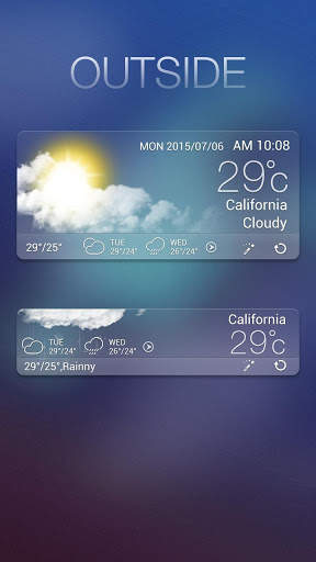 Outside GO Weather Widget screenshot 2
