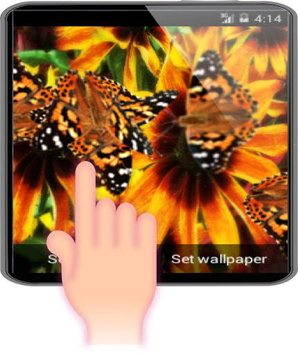 Butterfly Live Wallpaper LWP screenshot 6