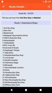 Hyderabad City Bus screenshot 5