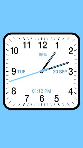 Analog Clock Square screenshot 3