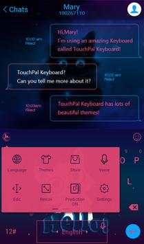 TouchPal Yogurt Blue Theme screenshot 3