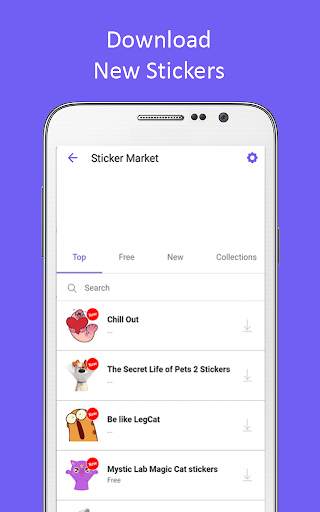 Free Messenger Viber Stickers for Video Calling screenshot 3