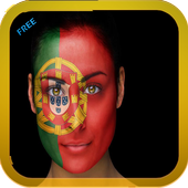 Flag on Face-Paint Photo icon