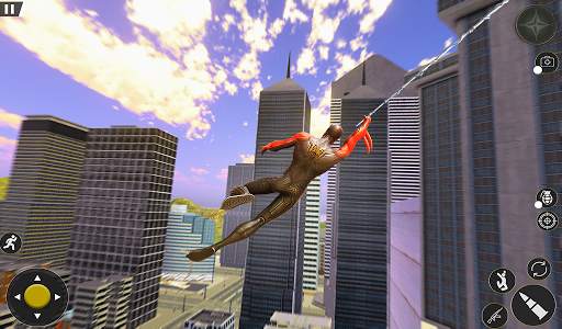 Spider Rope Hero Gangster: Crime City Simulator 3D स्क्रीनशॉट 6