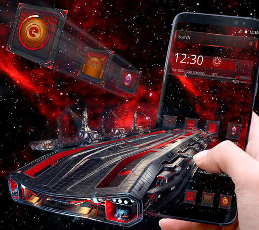 Red Dark Galaxy Legend Theme screenshot 3