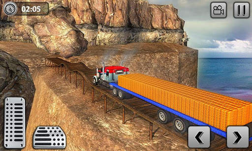 Bergauf Gold Transporter LKW fahren screenshot 5