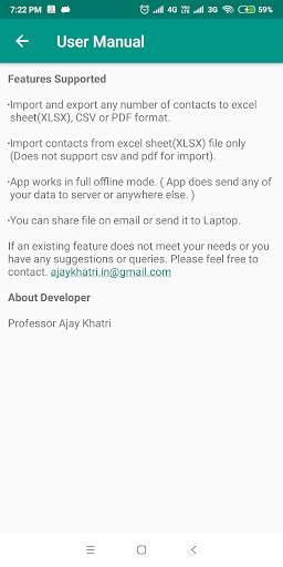 Contact To Excel screenshot 5