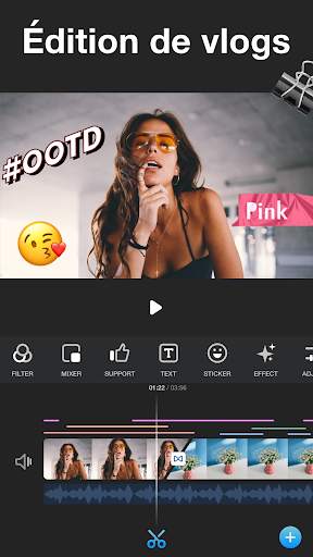 Vlog Éditeur de vidéos - VlogU screenshot 1