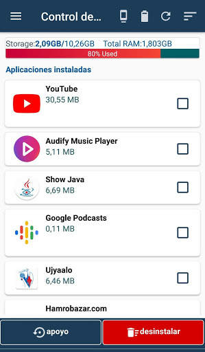 Fácil aplicación de copia de seguridad y compartir screenshot 1