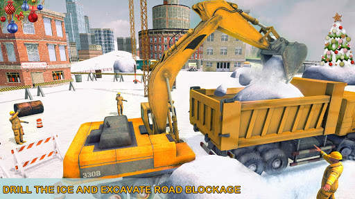 City Snow Excavator Simulator Machine screenshot 15